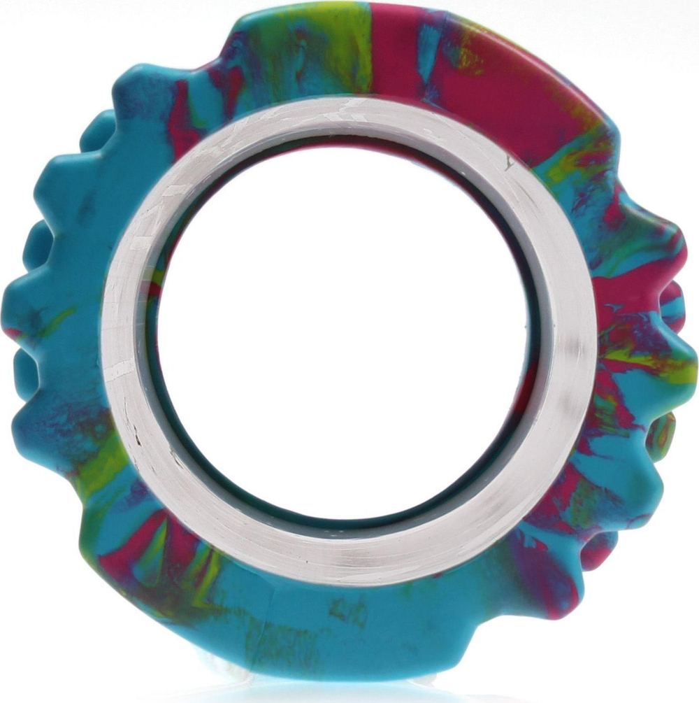 Валик для фитнеса «ТУБА», камуфляж синий