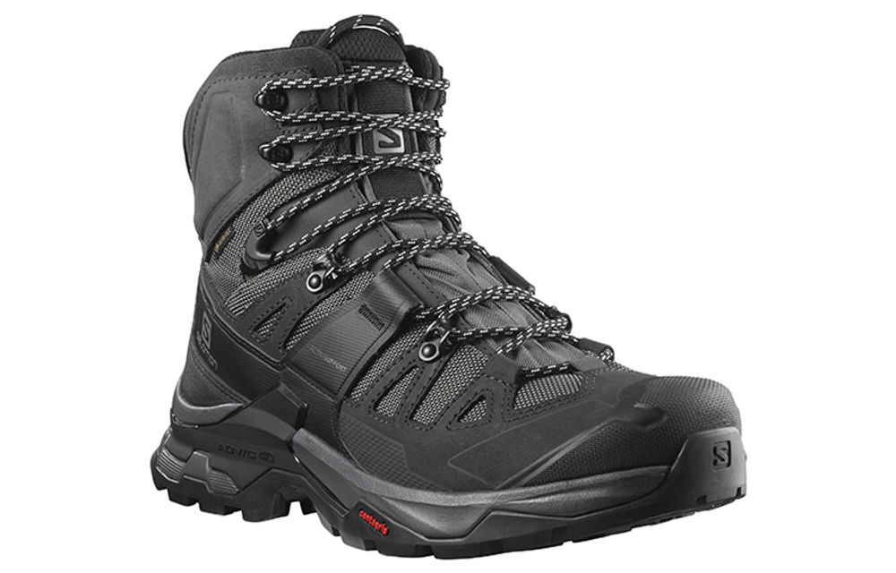 Salomon Quest 4 Gore-Tex comfortable wear-resistant high-top outdoor shoes black