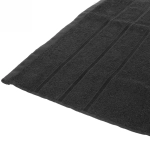 Полотенце махровое 70*140см «LUNA» цвет черный 10650 плотность 360гр/м2 с петелькой-подвесом