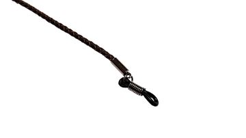 Шнурок для очков кожаный (коричневый), 60 см