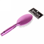 Расческа массажная «Tango», овальная большая, цвет розовый, 24см