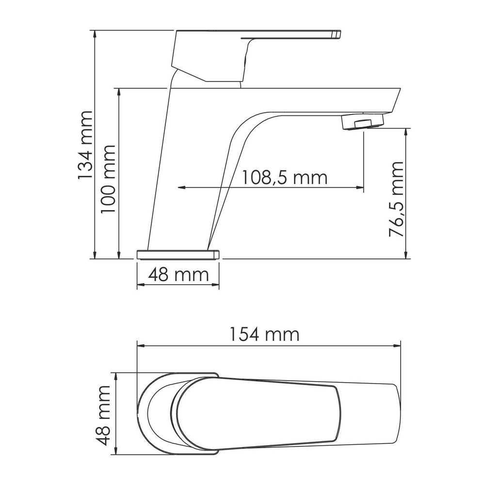 Dill 6103 Смеситель для умывальника