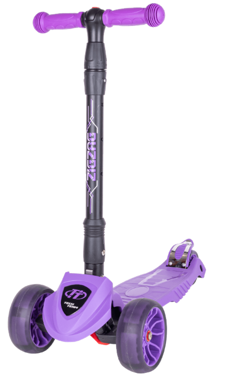 Самокат 3-х колесный TECH TEAM ZigZag purple