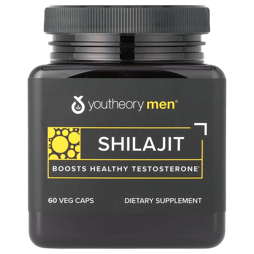 Youtheory, Men®, мумиё, 60 растительных капсул (250 мг в 1 капсуле)