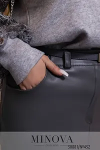 Юбка 452-серый Minova