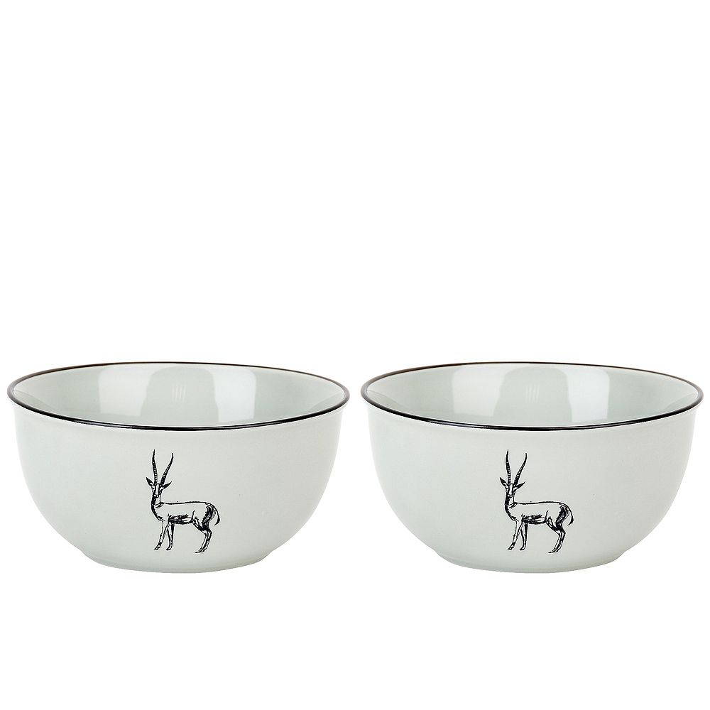 Салатник фарфоровый "Косуля" 13,3*13,3*6,5см v=500мл (min6) (транспортная упаковка)