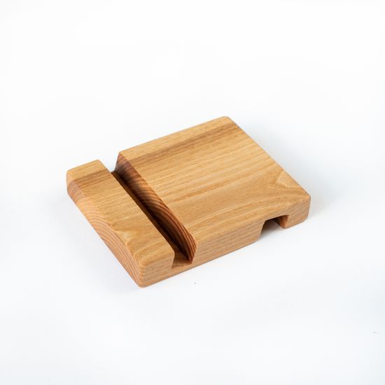 Подставка для телефона из дерева