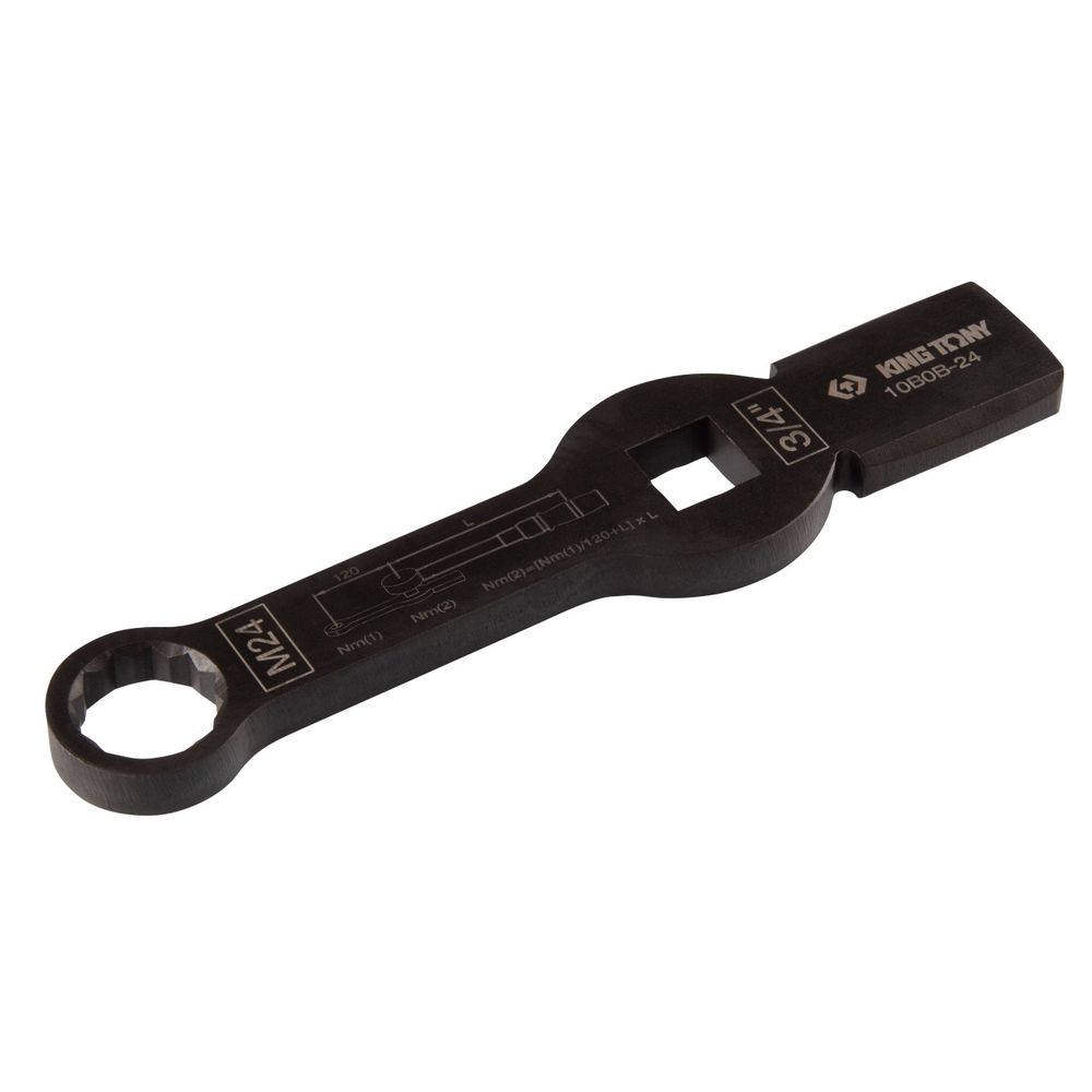 KING TONY (10B0B-24) Ключ для тормозных суппортов грузовых автомобилей M24, 3/4", ударный