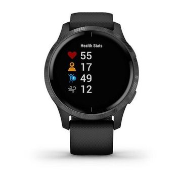 Умные часы Garmin Venu черные с серым безелем