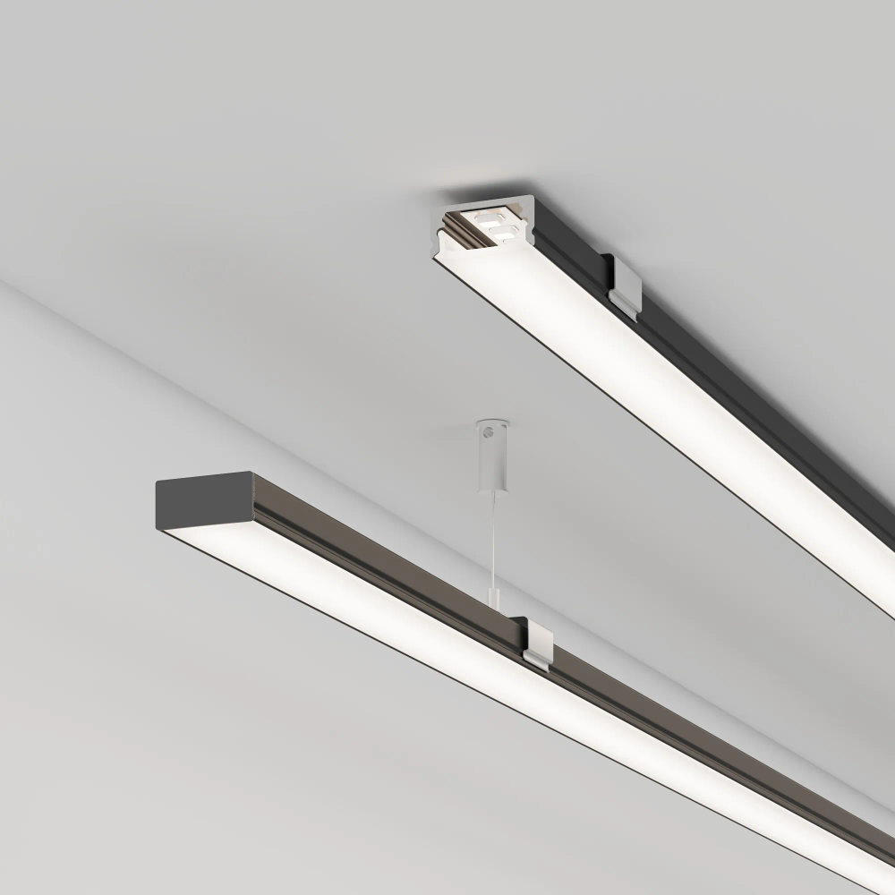 Профиль LINE-1708-2000 ANOD BLACK (Arlight, Алюминий) 040299