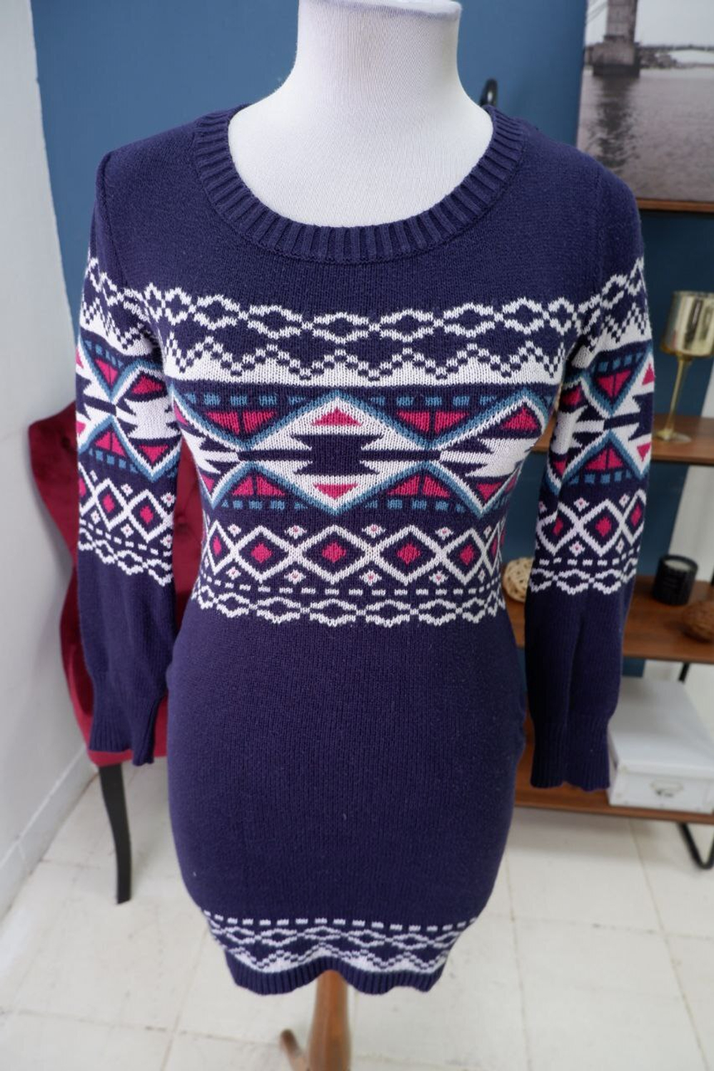 Платье Jump вязаное мини 42 размер