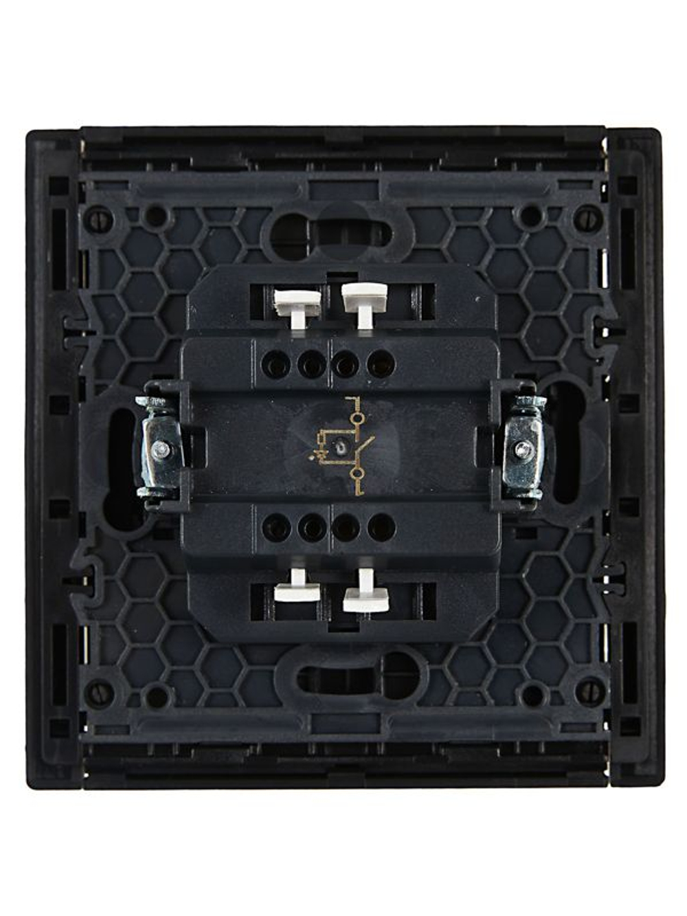 Выключатель 1-кл. СП FORTE&PIANO 10А FP102 с индикацией черн. IEK FP-V10-1-10-1-K02