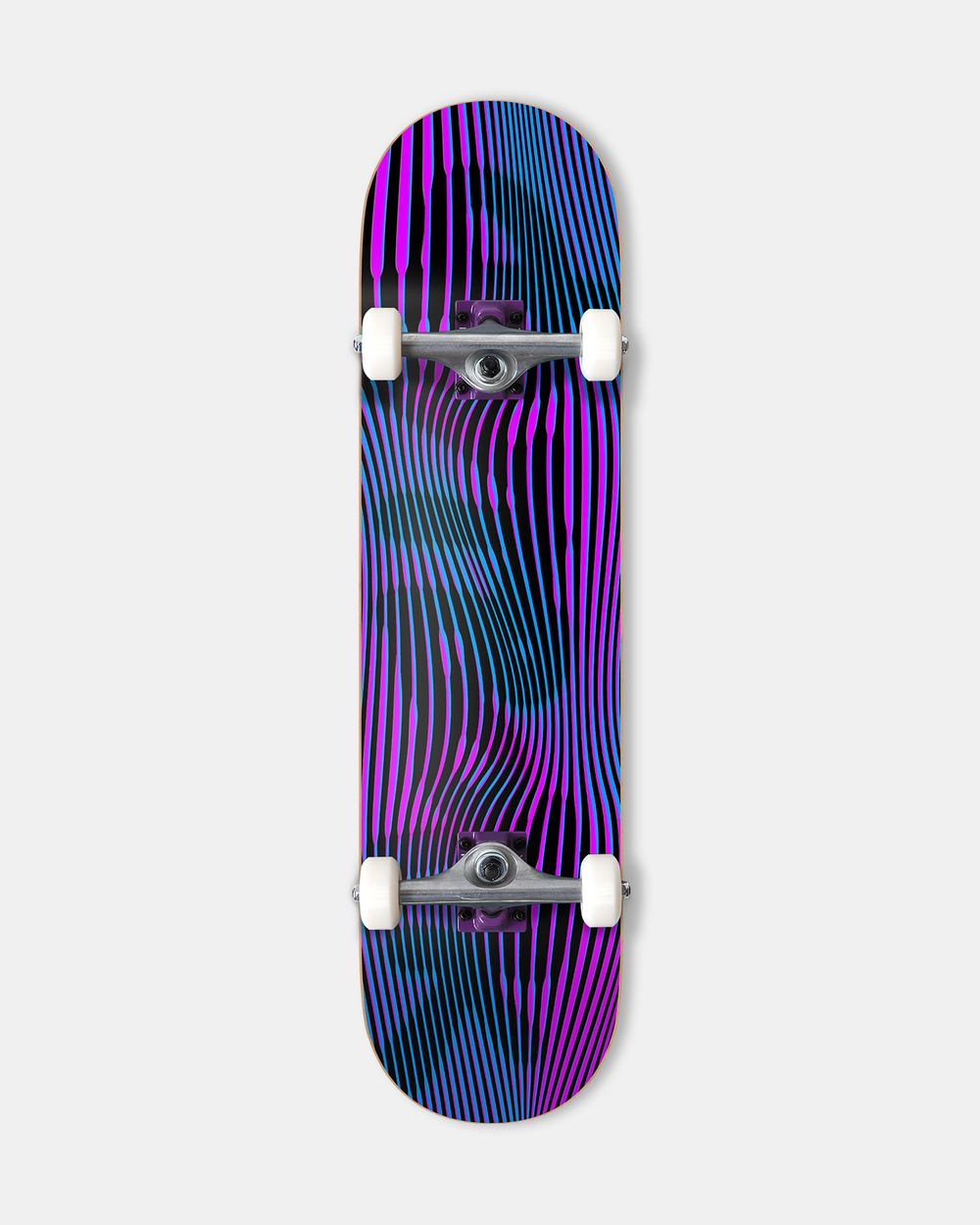 Скейтборд Футворк Пульс Электро (Purple/Raw) 8.5"