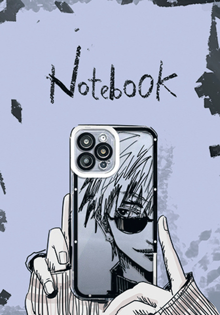 Блокнот А6 40л гребень "Будь в теме" клетка, мат.лам.