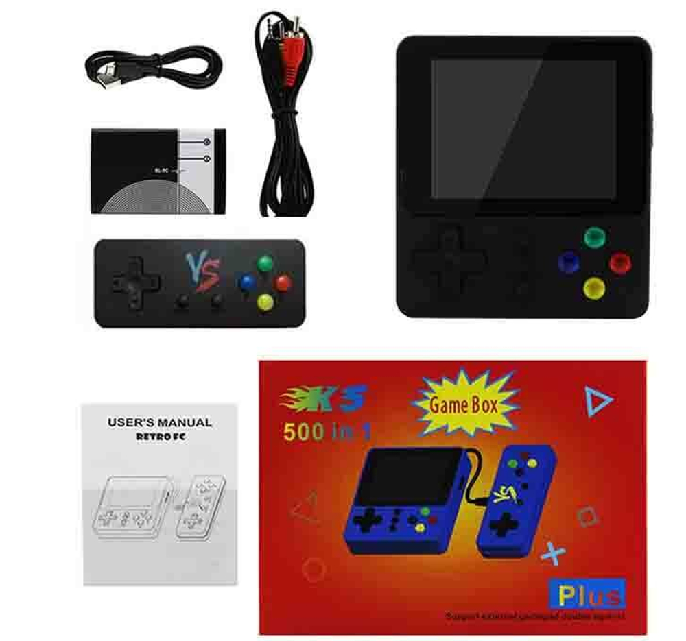 Игровая консоль Game Box K5 500 игр + джойстик (черный)