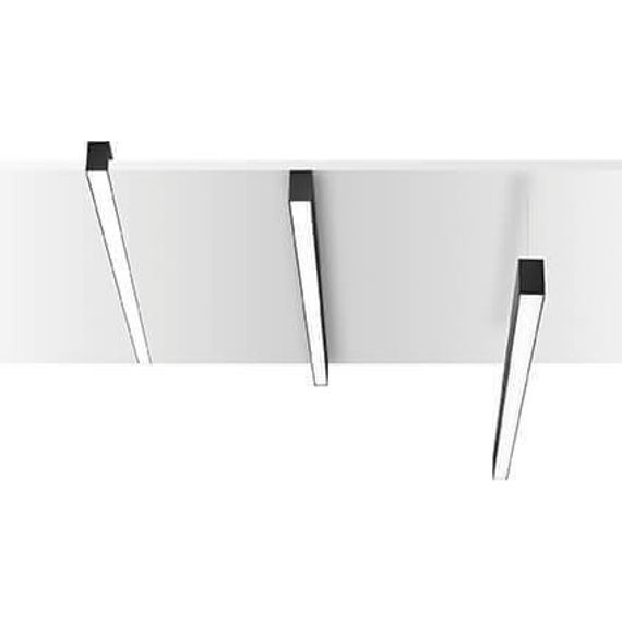 Подвесной светодиодный светильник Ideal Lux Fluo Accent 1800 4000K Bk 192420