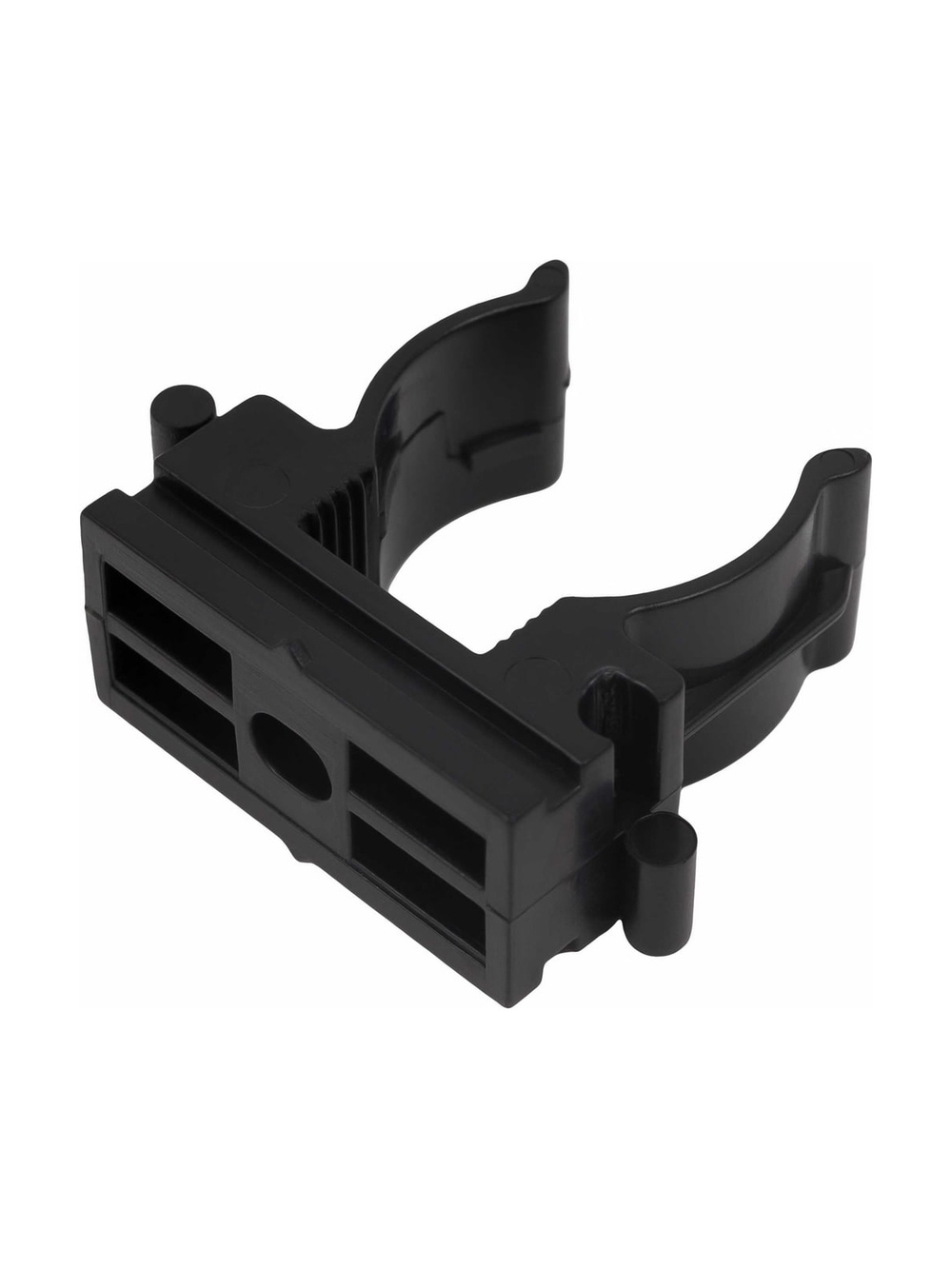 Крепеж-клипса для труб Gigant прямой монтаж D20 черная 100шт 123937