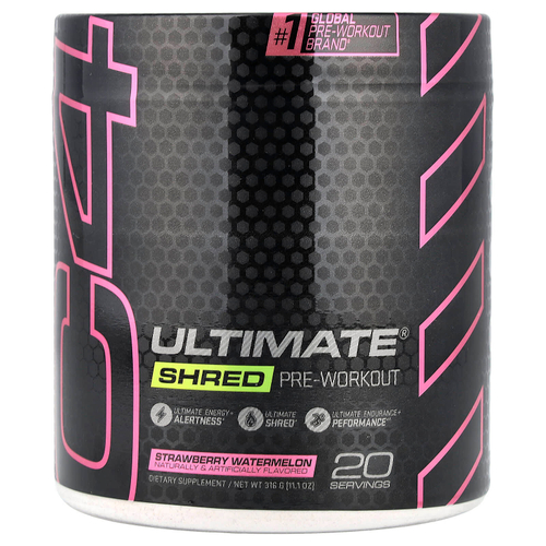 C4 / Cellucor, C4 Ultimate Shred, перед тренировкой, клубника и арбуз, 350 г (12,3 унции)