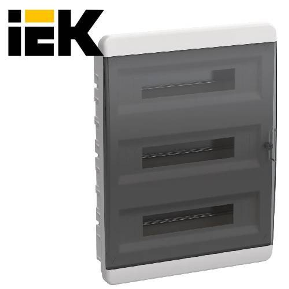 UNION Compact Корпус пластиковый ЩРВ-П-54 IP41 прозрачная дверь IEK