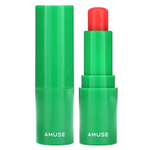 Amuse, Веганский зеленый бальзам для губ, 02 роза, 3,5 г (0,12 унции)