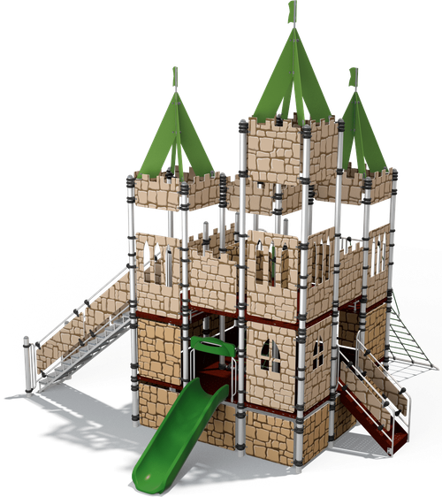 Детский городок Замок Иф (пластик зеленый)