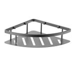 Полка для ванной угловая WONZON & WOGHAND, Темный графит (WW-4132-BGM)