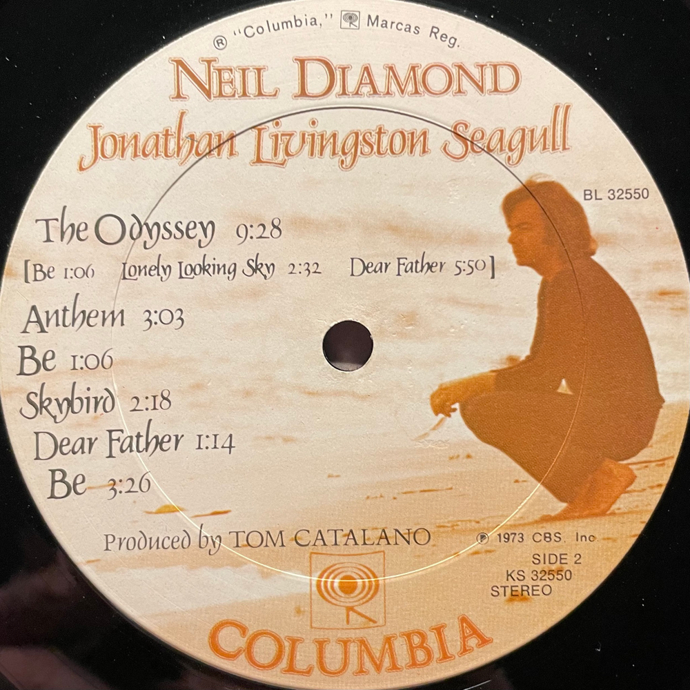 Neil Diamond ‎– Jonathan Livingston Seagull - Original Motion Picture Sound Track (США 1973г.)