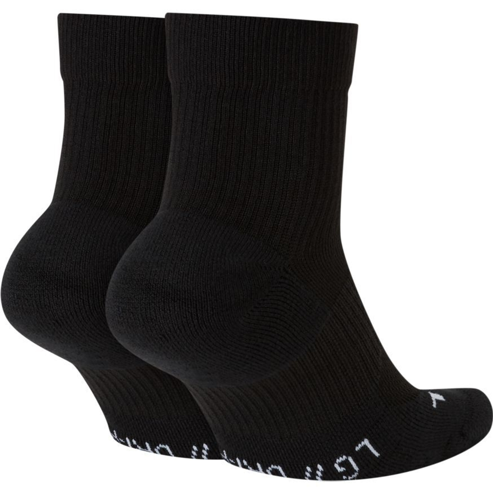 Теннисные носки Nike Multiplier Max Ankle 2P - Black