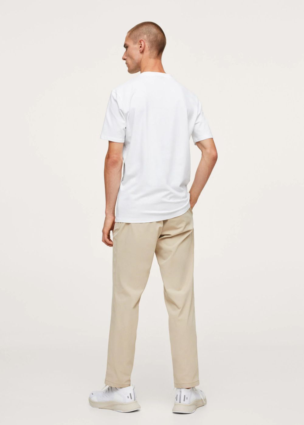 Хлопковая футболка стрейч