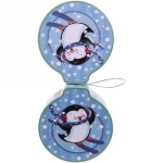 Банка жестяная 200мл 11,2*12,2*4см «Пингвиненок» двухсторонняя