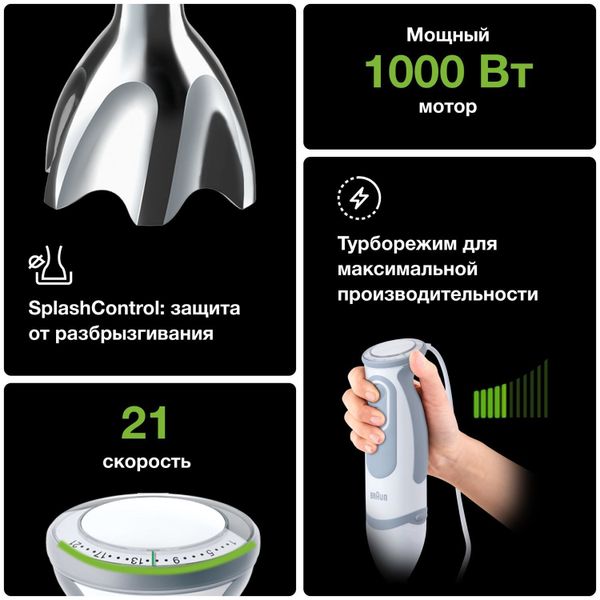 Погружной блендер Braun Multiquick 5V MQ5235 WH