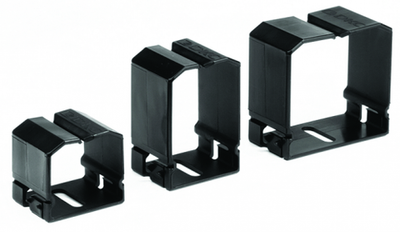 Кабельные кольца CL пластиковые 40x40, 6 шт. черные