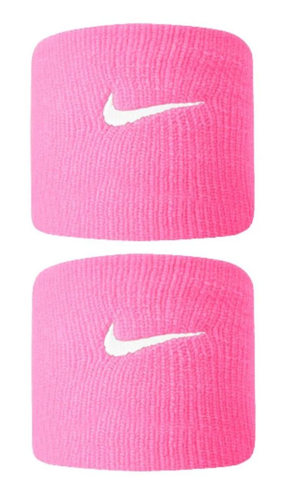 Напульсник теннисный Nike Premier Wirstbands 2P - pink glow/white