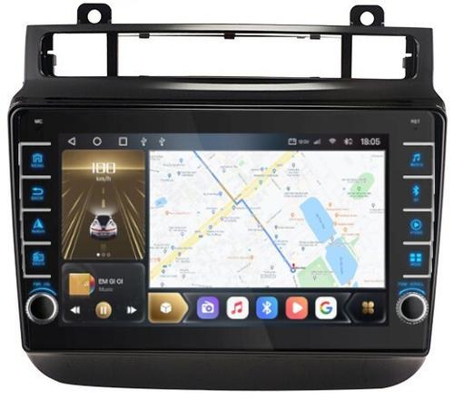 Магнитола для VW Touareg 2010-2018 (RCD550, поддержка подогревов) - Kuberg OL-9107 (кнопки и крутилки), Android 12, Быстрая, CarPlay, 4G SIM-слот
