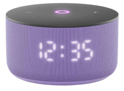 Умная колонка Яндекс Станция Мини 3 с часами, Лиловый (YNDX-00027LIL)