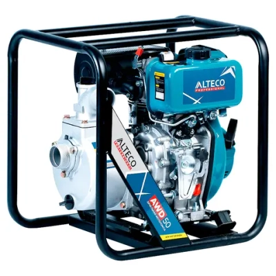 ALTECO AWD50 Professional мотопомпа дизельная 3.78 л.с, 450 л/мин, диаметр 50 мм, 44235