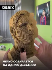 QBRİX Картонный 3D конструктор Лтонель Месси