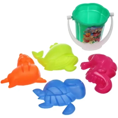 Набор для игры в песочнице «Забава», 17,5*10*9,5 см, 9 предметов, микс