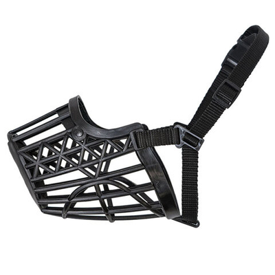 Намордник с нейлоновым ремешком пластиковый "Пират" M, 60*60*250мм, Gamma