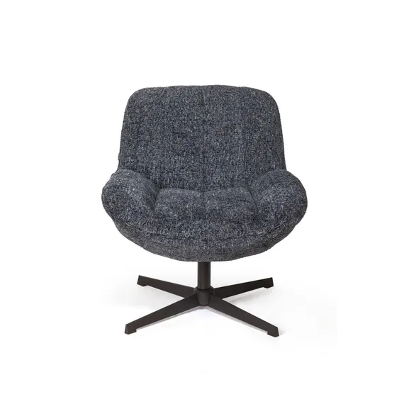 Крутящееся кресло Mateo, синее букле