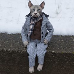 Кукла коллекционная Кот Пьер