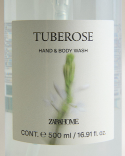 Zara Home Жидкое мыло для рук Tuberose, 500 мл