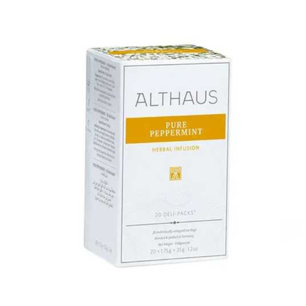 Чай травяной в пакетиках для чашки Althaus Pure Peppermint, 20 пак
