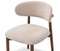 Стул Ando бежевый, ножки орех