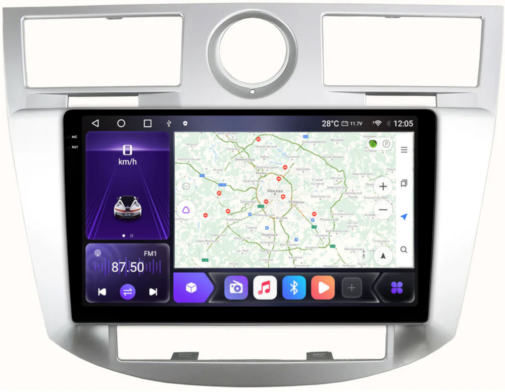 Магнитола для Chrysler Sebring 2006-2010 - Carmedia EW-9301 QLed+2K, Android 12, TS10,  CarPlay, 4G SIM-слот