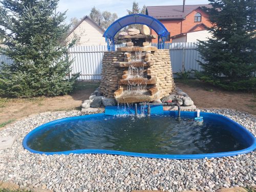 Галька камень речной Серый /тонна