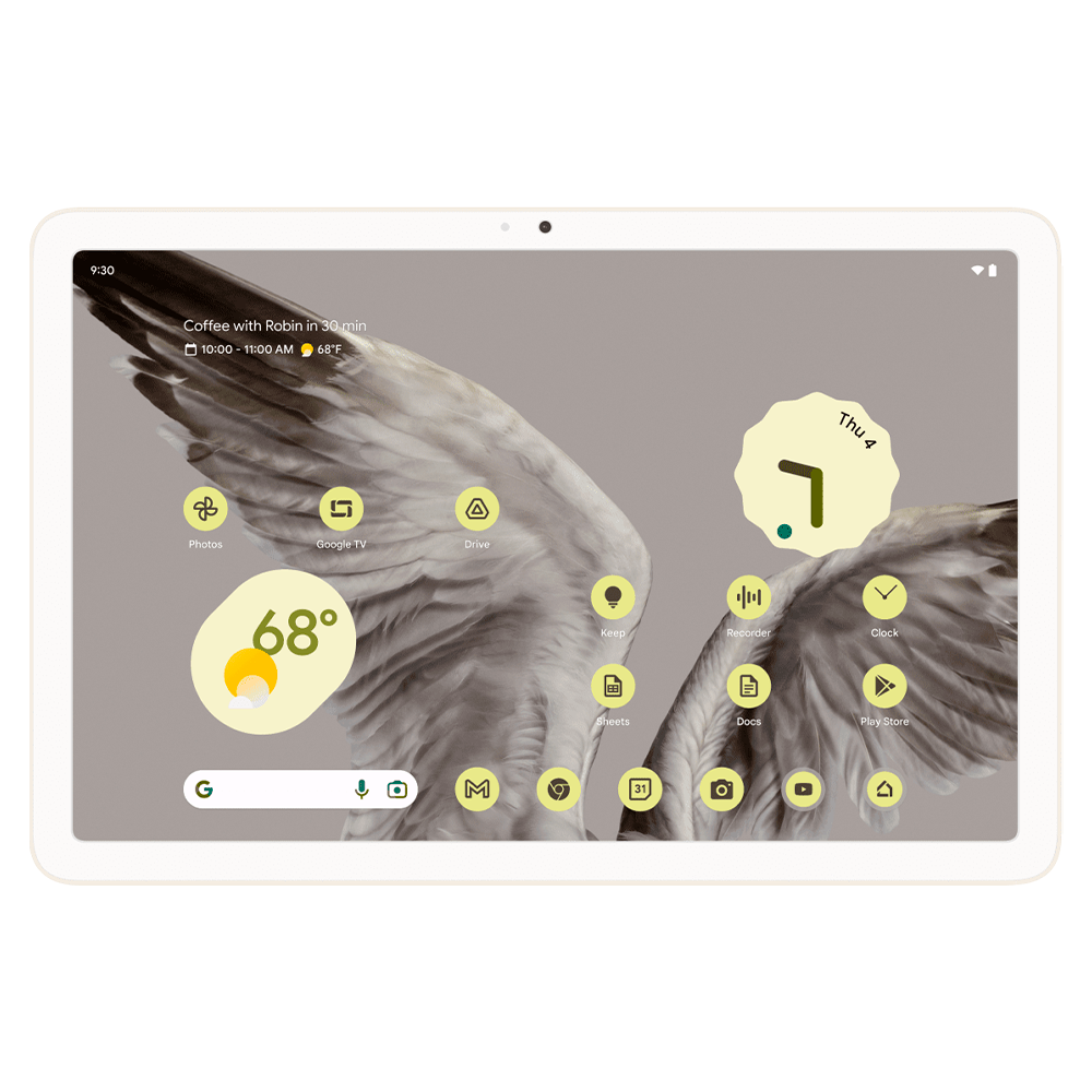 Планшет Google Pixel Tablet, 10.95", Wi-Fi, 8/128GB, Porcelain (Фарфор)