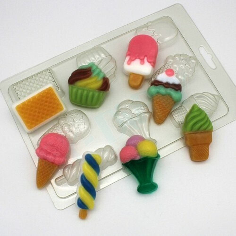 Пластиковая форма для шоколада Мороженки МИНИ