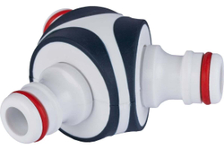 Коннектор Y-образный, пластик, премиум-класса HF 019 Garden Elitech 206047