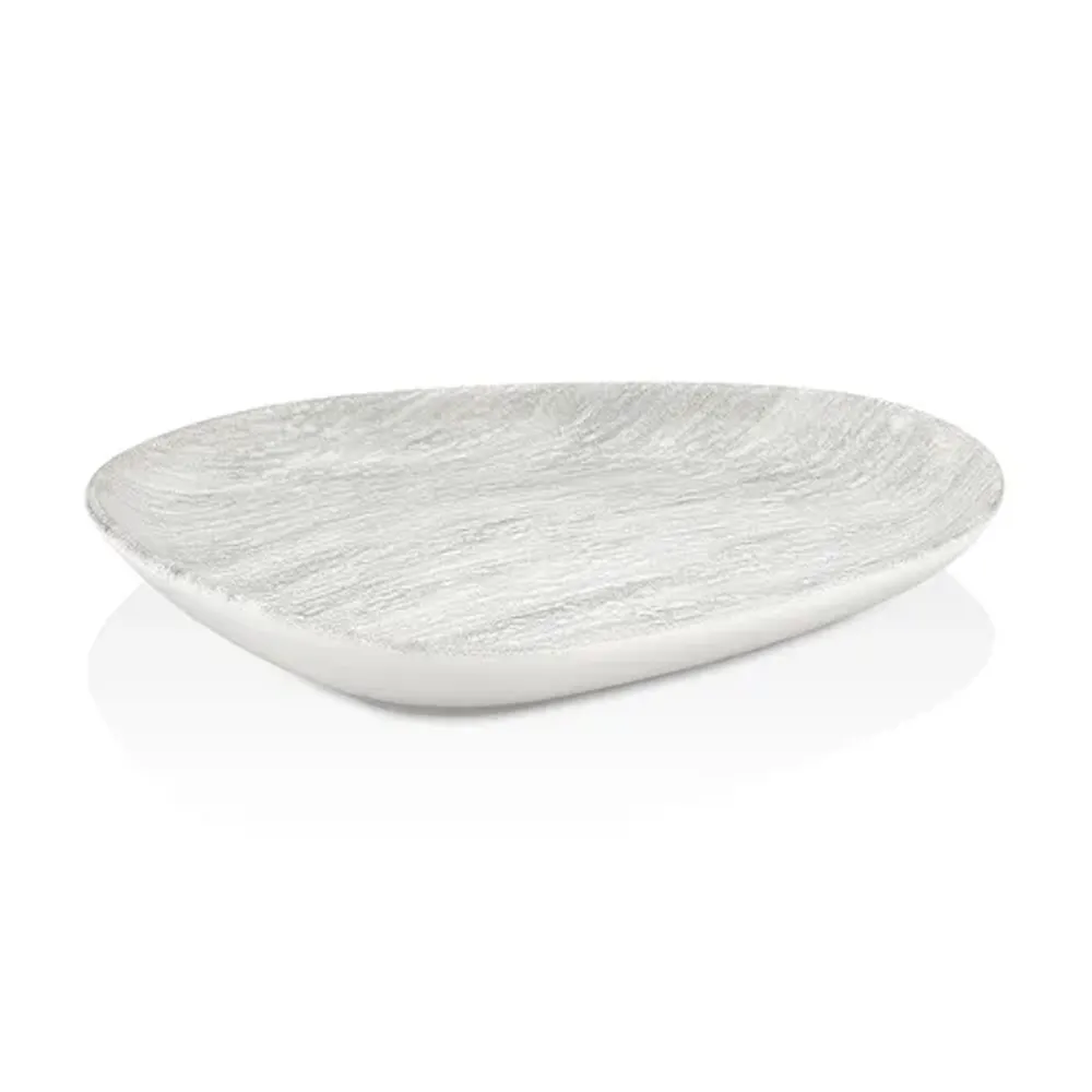Тарелка 26*22,5*2,7 см овальная Ombra Island Gray By Bone Innovation [6]